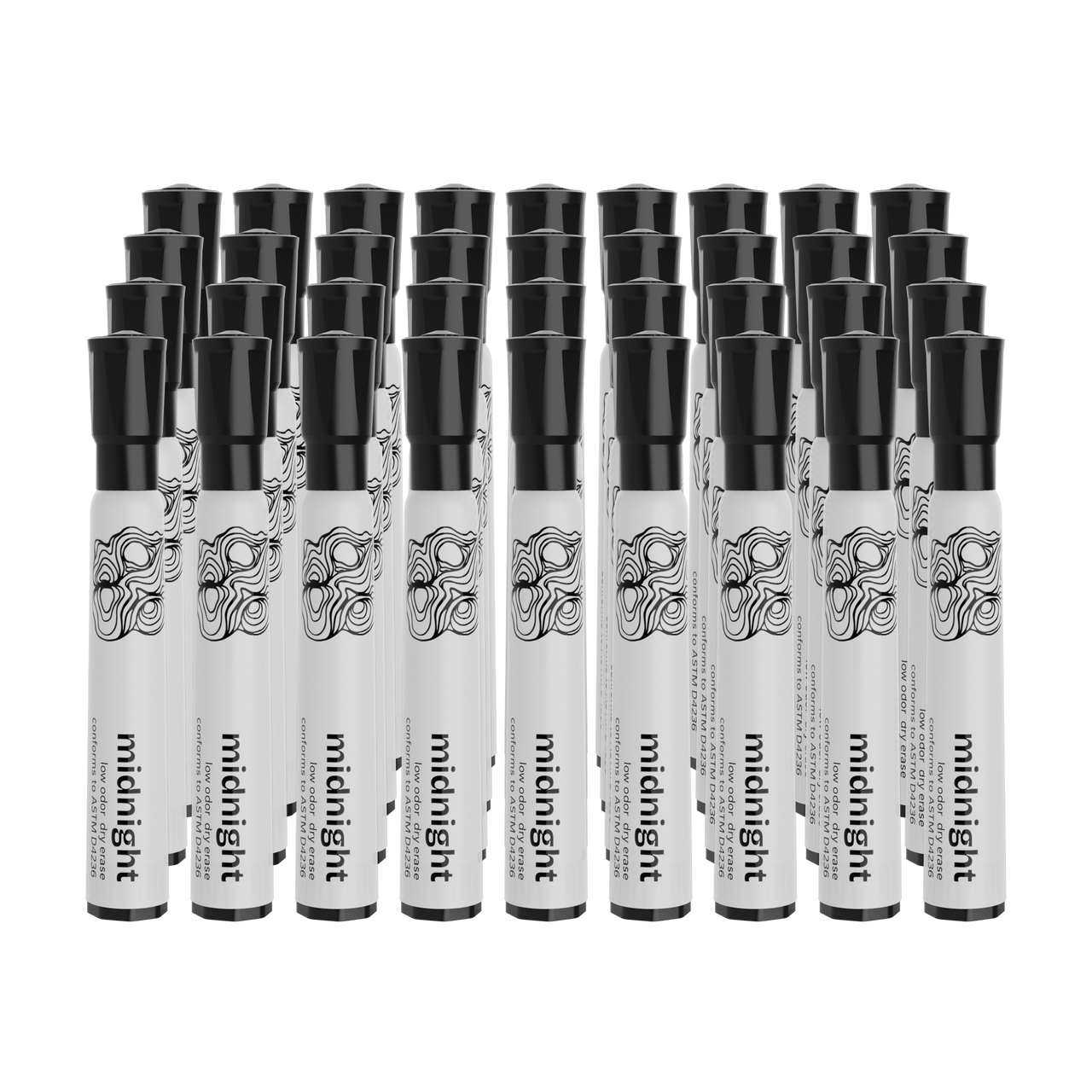 LOKA Dry Erase Markers - midnight 36-pack