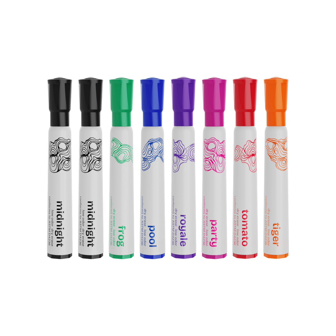 COMING SOON: LOKA Dry Erase Markers - multicolor 8-pack