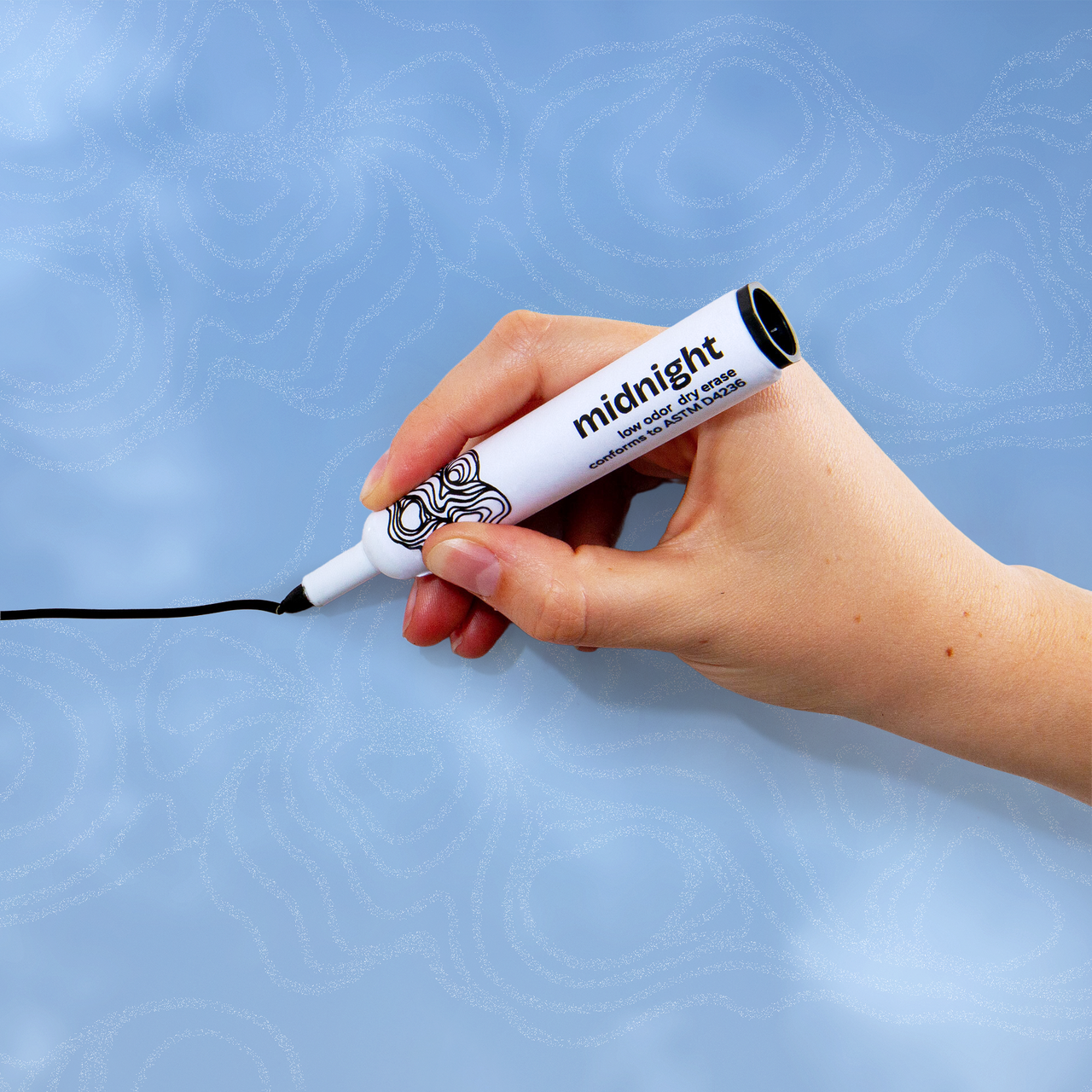 LOKA Dry Erase Markers - midnight 4-pack
