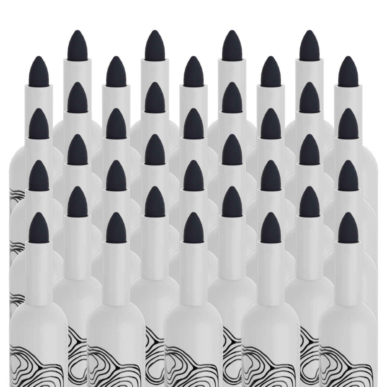 LOKA Dry Erase Markers - midnight 36-pack